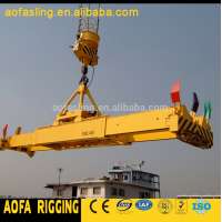 custom shipping high quality semi-auto lifting container spreader bar