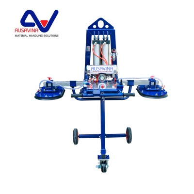 Ausavina stone vacuum lifter with 3 suction cups capacity up to 750kg with free trolley included to save cost (SVL75)