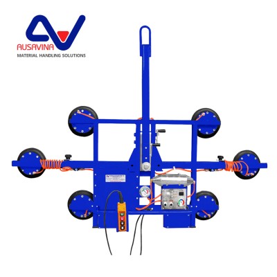 Ausavina glass lifting equipment vacuum lifter for lifting glass and rotate 90 degree achieve vacuum pressure quickly DVL480