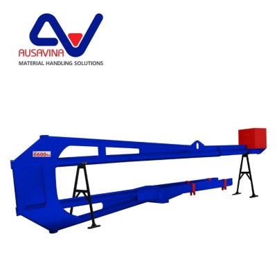 Ausavina Bundle Handler stone material handling equipment with lifting stone slabs bundles from closed top container (BH3T-5T)